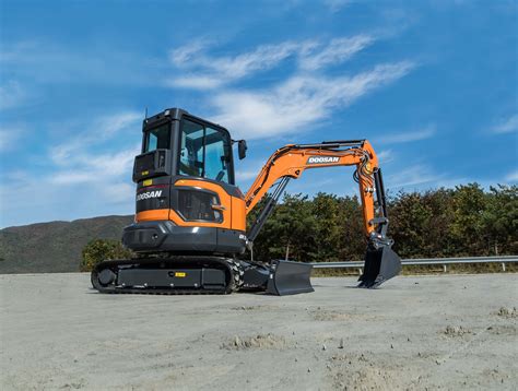 new doosan mini excavators